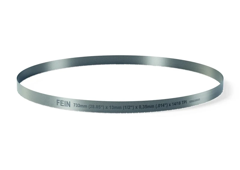 FEIN Band Saw Blade for Metal and Plastic for use on FEIN ABAS 18-63 AS BIM 733T14 MS