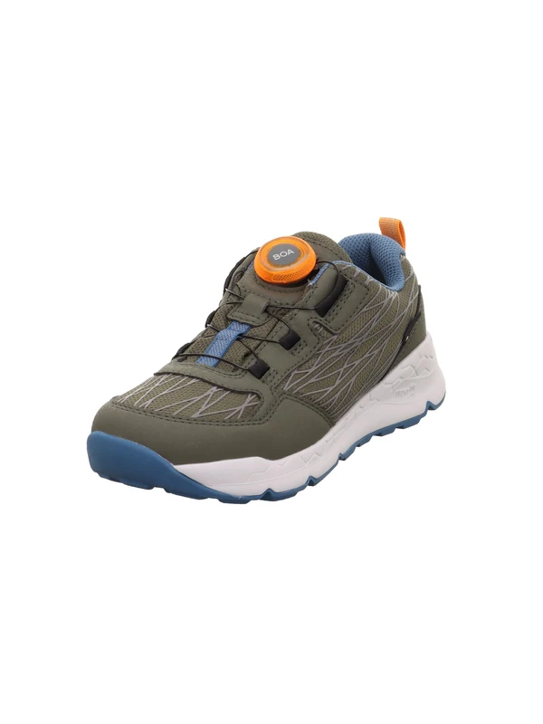 Superfit Boys Free Ride Gore-Tex Sneaker, GRÜN/Orange 7010
