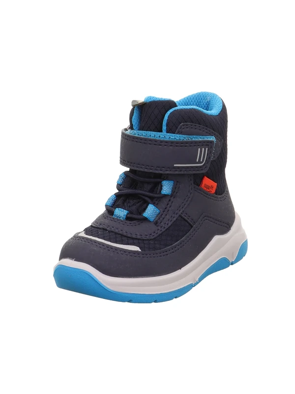Superfit Boys Cooper Warm gefütterte Gore-Tex Sneaker, Blau/TÜRKIS 8000