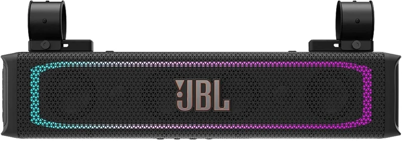JBL RALLYBAR 21 Inch Outdoor Vehicle Soundbar with 150W RMS and 300W Peak Bluetooth 5.3 IP66 water resistant LED lighting ideal for UTVs boats and recreational vehicles delivering clear strong sound