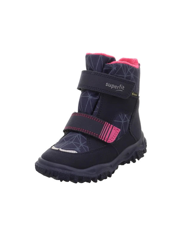 Superfit Girl's HUSKY warm gefütterte Gore-Tex Stiefel, BLAU/PINK 8020