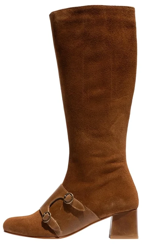 Fly London Women's SOFY168FLY Knee High Boot, Camel, 4 UK