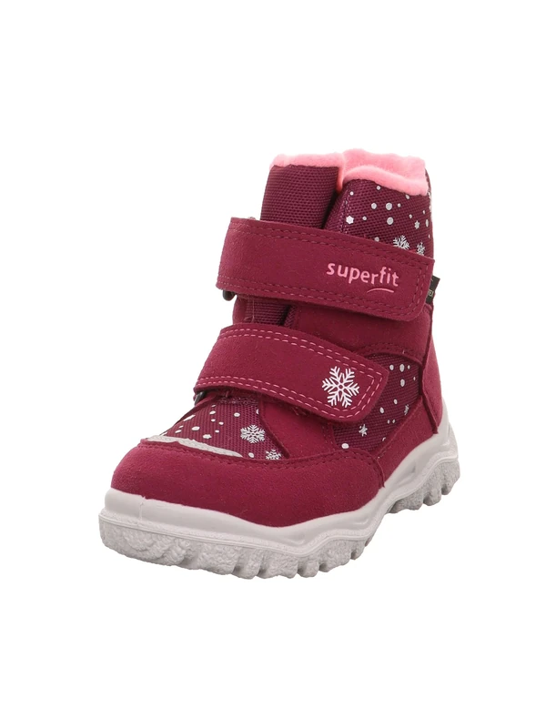 Superfit Baby Girls HUSKY1 warm gefütterte Gore-Tex Stiefel, ROT/ROSA 5000