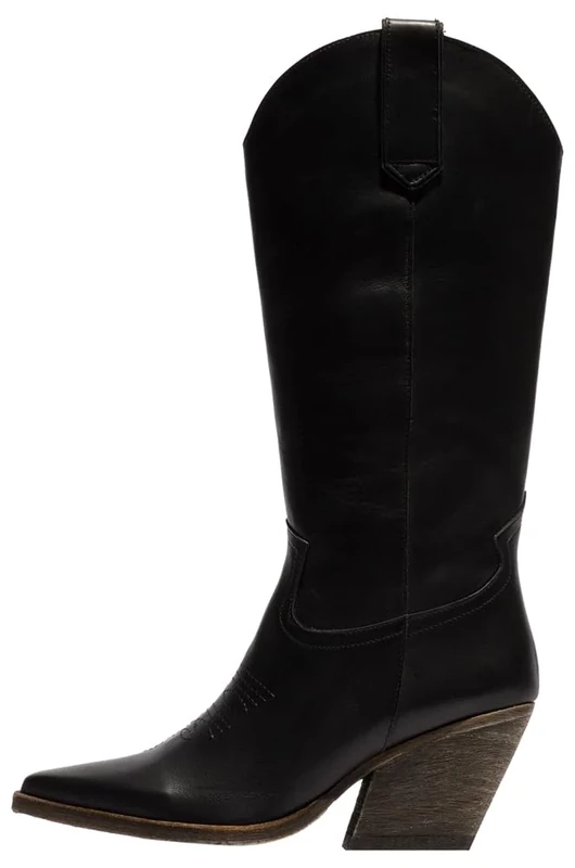 Fly London Women's WEDA184FLY Western Boot, Black, 9 UK