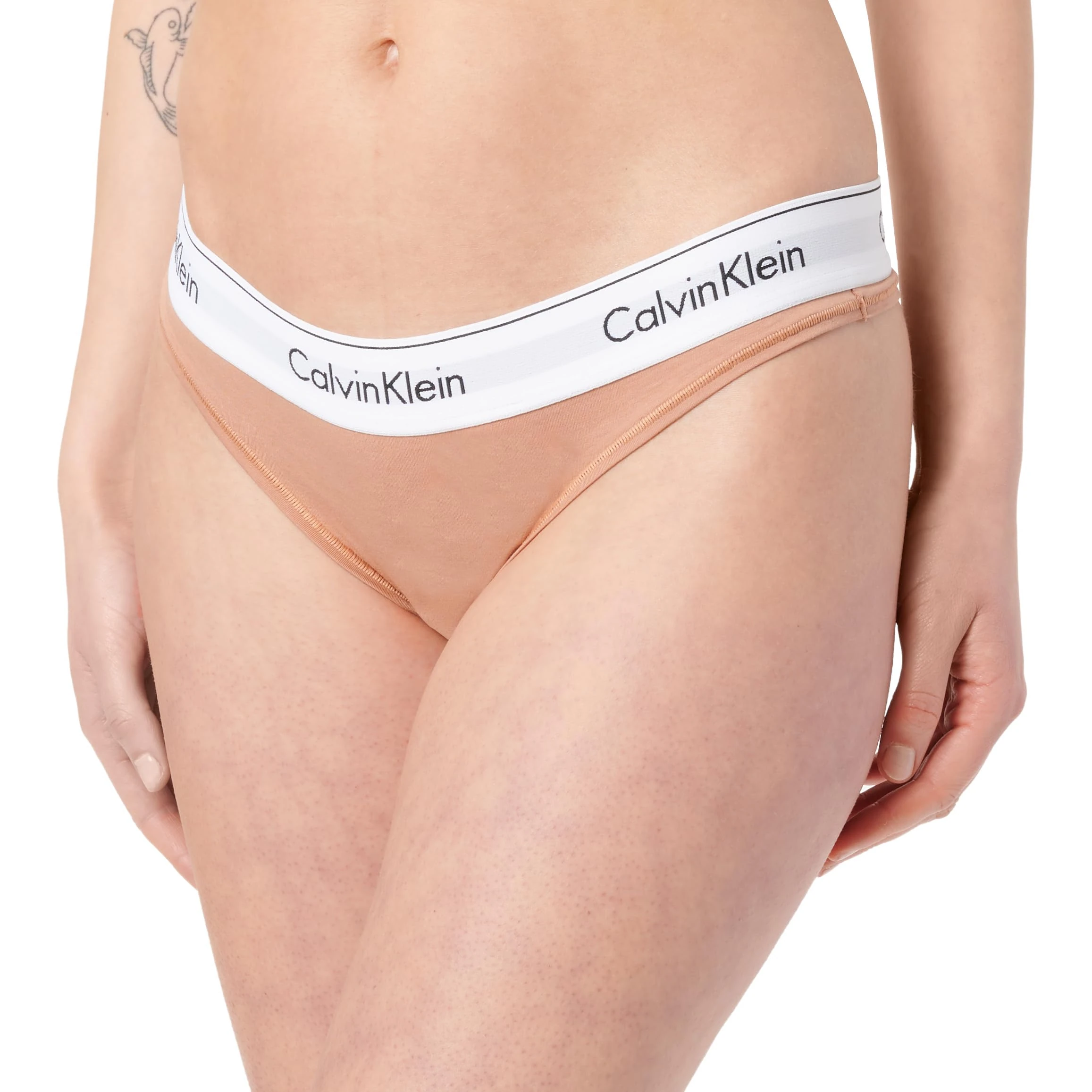 Calvin Klein Women's Thong, Orange (Copper Earth), M