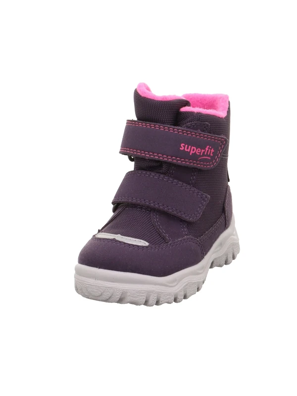 Superfit Girl's Husky1 Warm Gefütterte Snow Boot, Lila Pink 8500, 1 UK - Image 1