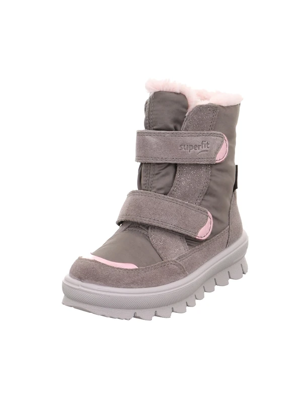Superfit Girl's FLAVIA warm gefütterte Gore-Tex Stiefel, GRAU/ROSA 2000