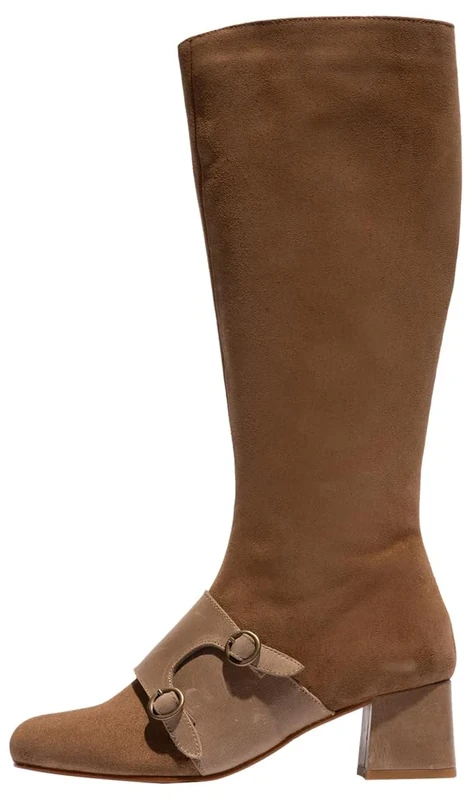 Fly London Women's SOFY168FLY Knee High Boot, Taupe, 7 UK