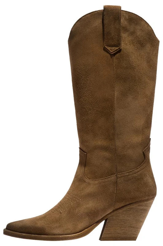 Fly London Women's WEDA184FLY Western Boot, Taupe, 4 UK