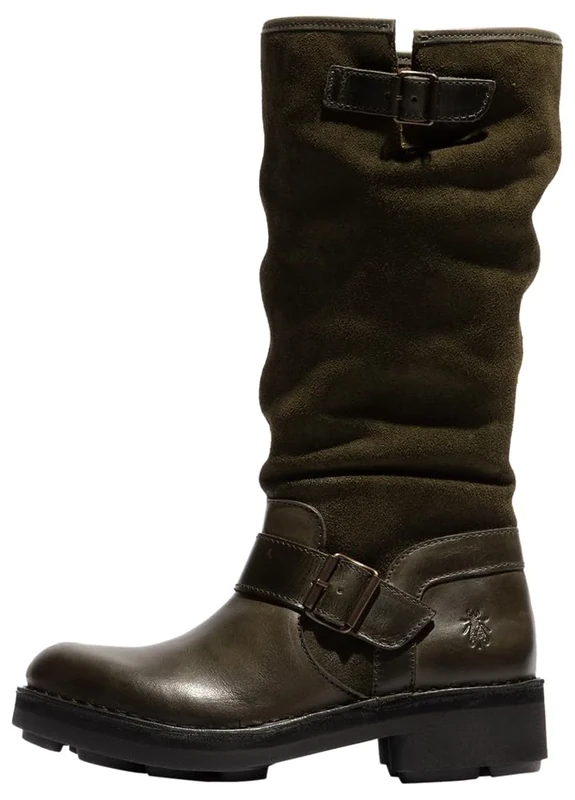 Fly London Women's NOCH140FLY Knee High Boot, Diesel/Aspen, 2.5 UK