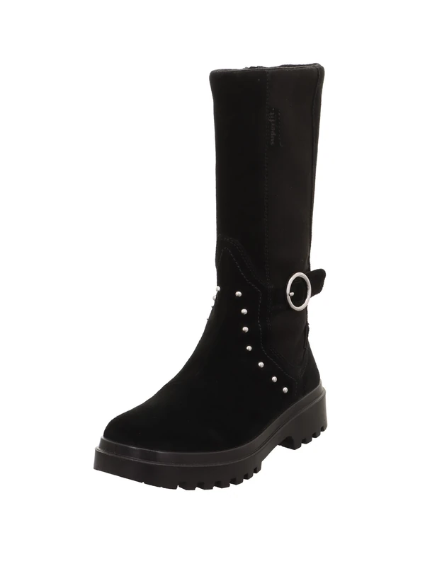 Superfit Girl's ABBY leicht gefütterte Sympatex Stiefel, SCHWARZ 0000