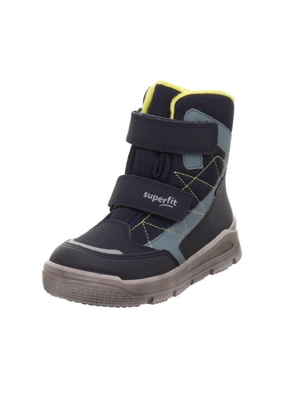 Superfit Boys MARS warm gefütterte Gore-Tex Stiefel, BLAU/GELB 8020