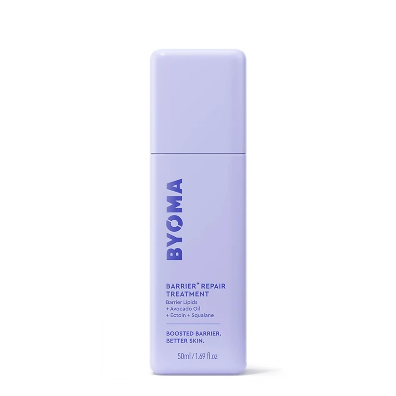 BYOMA Barrier Repair Treatment (50ml) Hydrating Face Cream for Dry, Sensitive Skin, Reduces the Appearance of Fine Lines and Wrinkles, Skin Barrier Support, Vegan