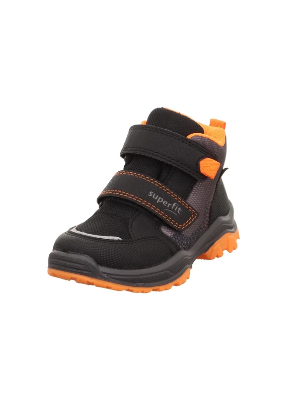 Superfit Boys Jupiter Leicht gefütterte Gore-Tex Sneaker, Schwarz/Orange 0000