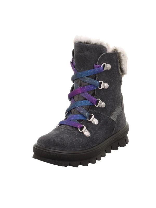 Superfit Girl's FLAVIA warm gefütterte Gore-Tex Stiefel, GRAU/LILA 2010