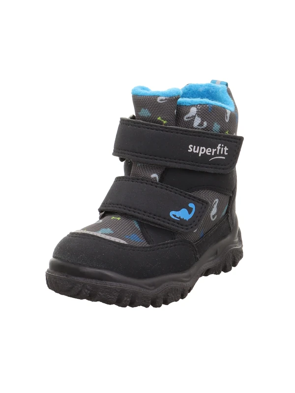 Superfit Boys HUSKY1 warm gefütterte Gore-Tex Stiefel, GRAU/HELLBLAU 2000