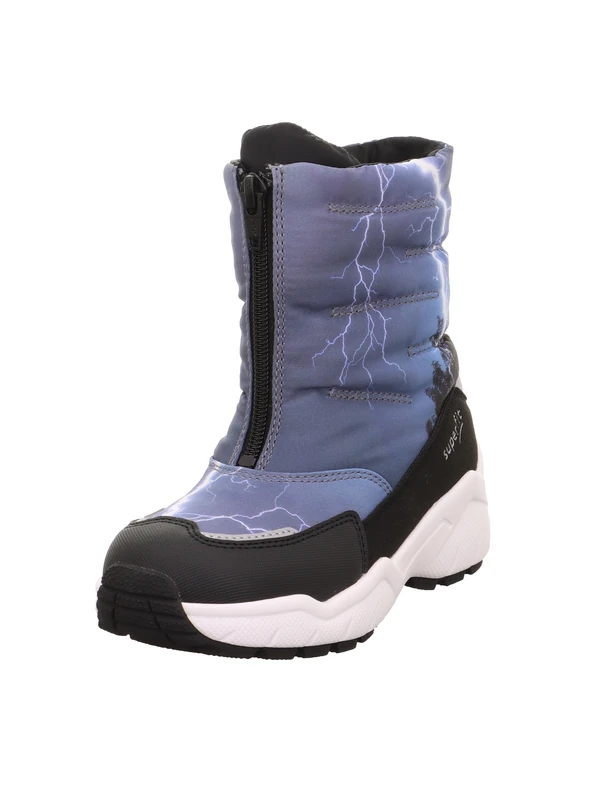 Superfit Boy's Culusuk 2.0 Warm Gefütterte Gore-tex Snow Boot, Schwarz Blau 0010, 2.5 UK Wide