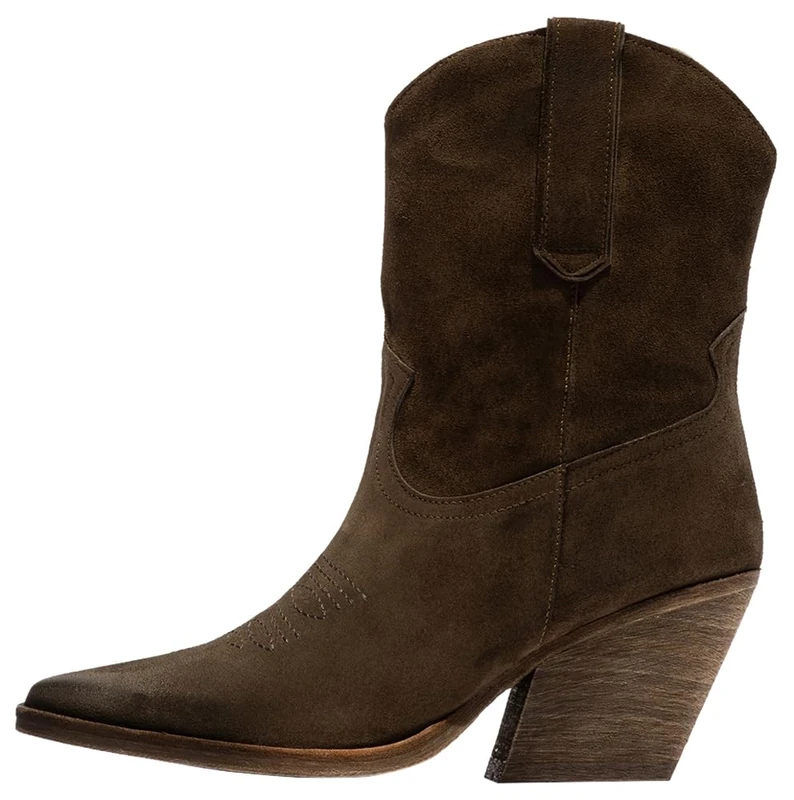 Fly London Women's WOFY093FLY Western Boot, Military, 9 UK