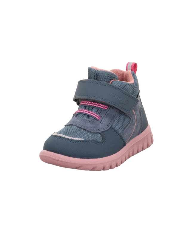 Superfit Girl's SPORT7 MINI Gore-Tex Sneaker, Blau/ROSA 8020
