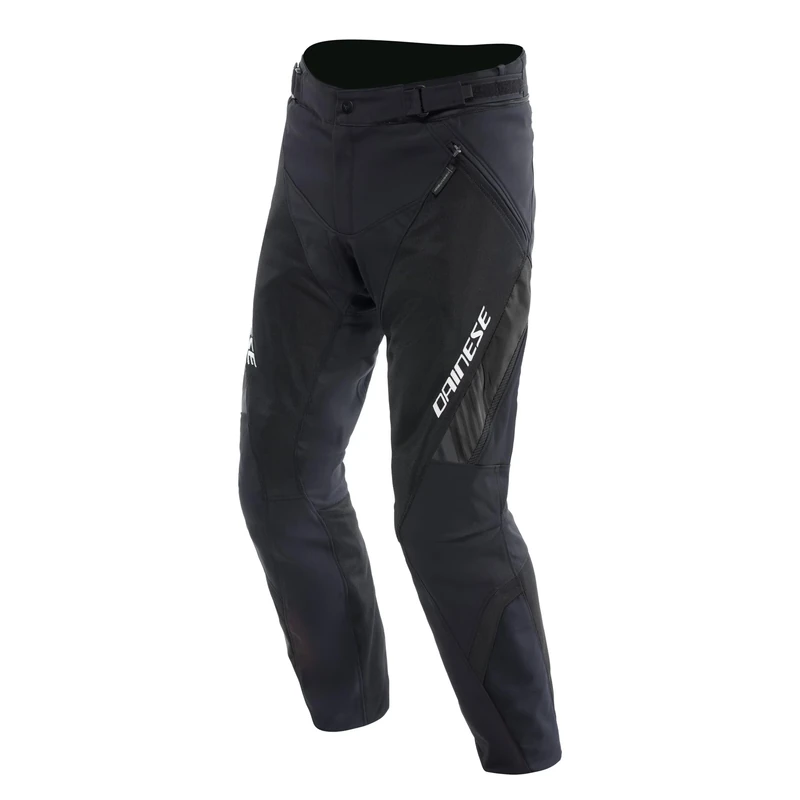 Dainese - Drake 2 Air Absoluteshell Pants, Motorbike Waterproof Trousers, Ventilated, with Removable Knee Protectors, Men, Black/Black, 46