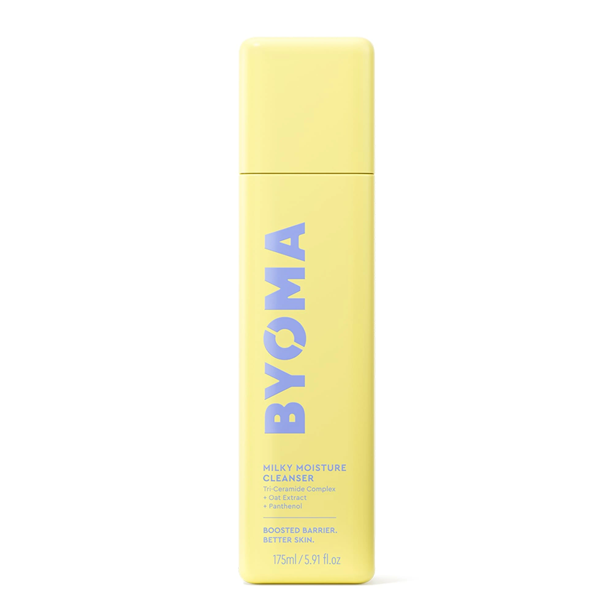BYOMA Milky Moisture Cleanser (175ml) Ultra Soothing Cleanser, Gentle on Dry and Sensitive Skin, with Tri-Ceramide, Oat Extract and Panthenol, Vegan