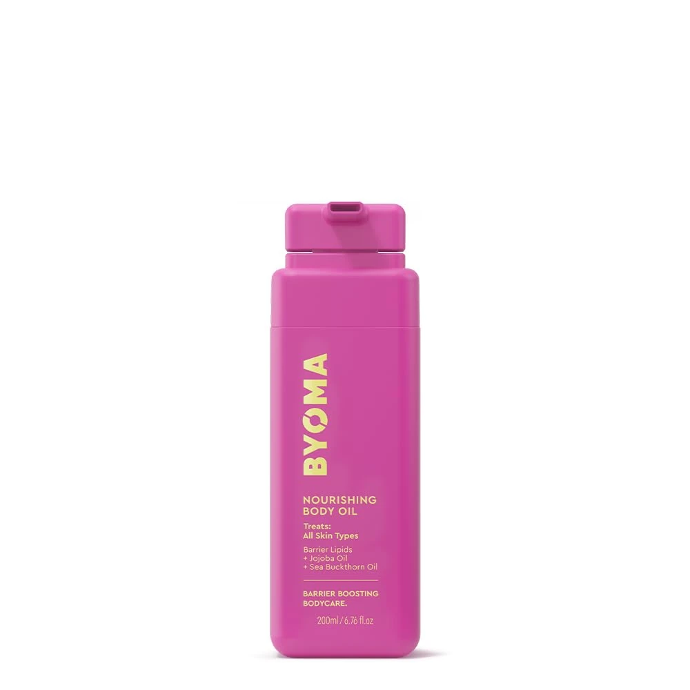 BYOMA Nourishing Body Oil (200ml) Lightweight, Fast-Absorbing Body Oil - Improves Skin Texture - Hydrates, Brightens and Restores Skin Barrier, Vegan