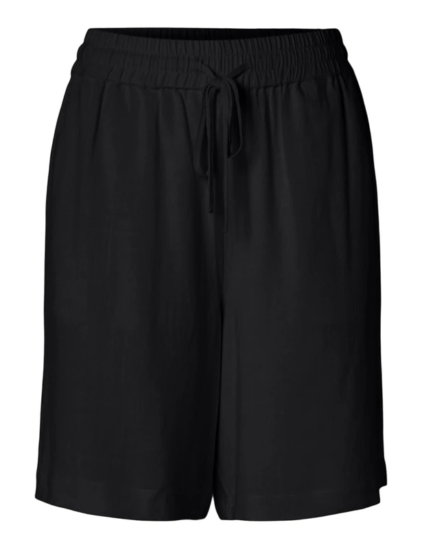 SELECTED FEMME Women's Slfviva Mw Shorts Noos, Black, 14