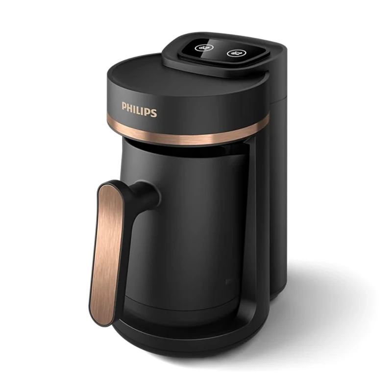 Philips Series 5000 Turkish Coffee Maker - Slow Brew Function, 4-Cup Capacity, Overheat & Overflow Protection, Ready Indicator, Easy Touch Buttons (HDA150/62)