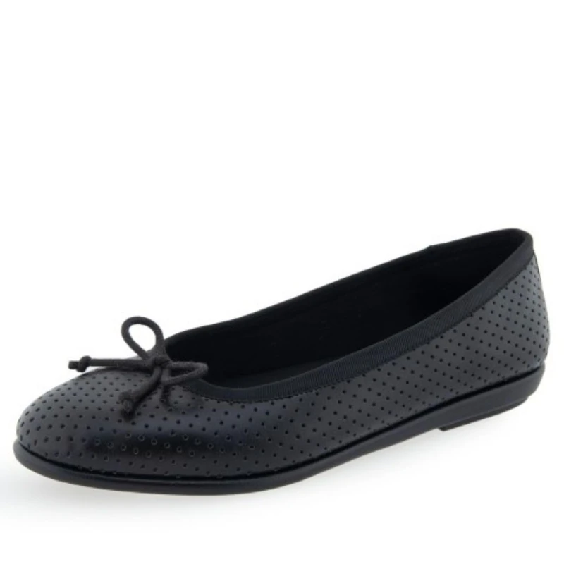 Aerosoles Women's Homebet Ballet Flat, Black Perf, 6 UK