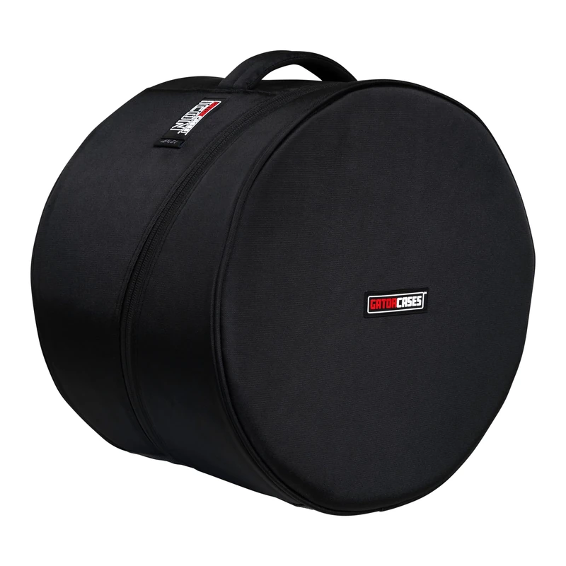Gator Cases GP-ICON-1209 Drum Bag – Padded Icon Series Case for Snare, Tom or Percussion, Durable Nylon, 12” x 9”, Black