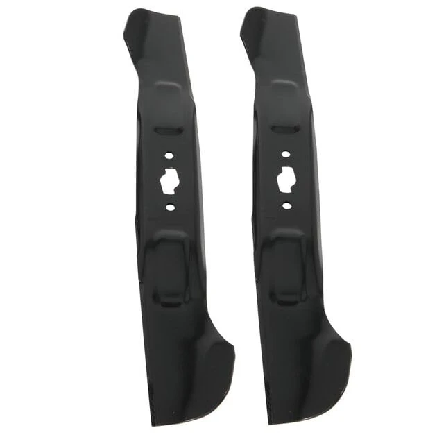 Troy-Bilt 490-110-Y192 Original Equipment High-Lift Set for 46 in. Lawn Tractors and Zero-Turns with S-Shaped Center, OE# 742P05510 Replacement Mower Blade, Black - Image 1