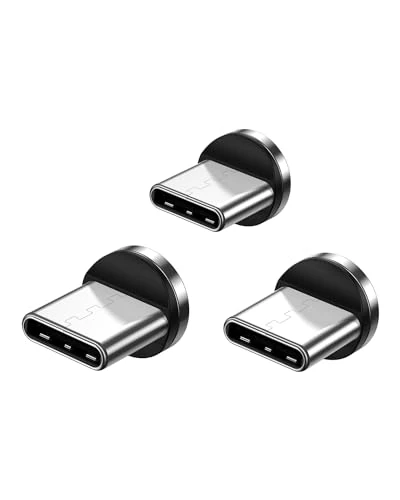 Kuulaa USB C Connector, Magnetic Multi-Adapter Connector for KL-360 Magnetic Charging Cable, Compatible with Type C (Pack of 3, for Type C Plug) Only for Kuulaa Magnetic 3 in 1