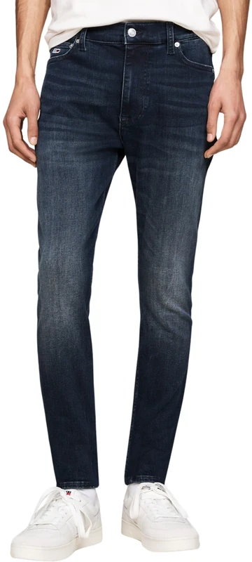 Tommy Jeans Mens Simon Skny Dh1267 Dm0dm20419 Skinny, Denim (Denim Dark), 29W / 36L UK - Image 1