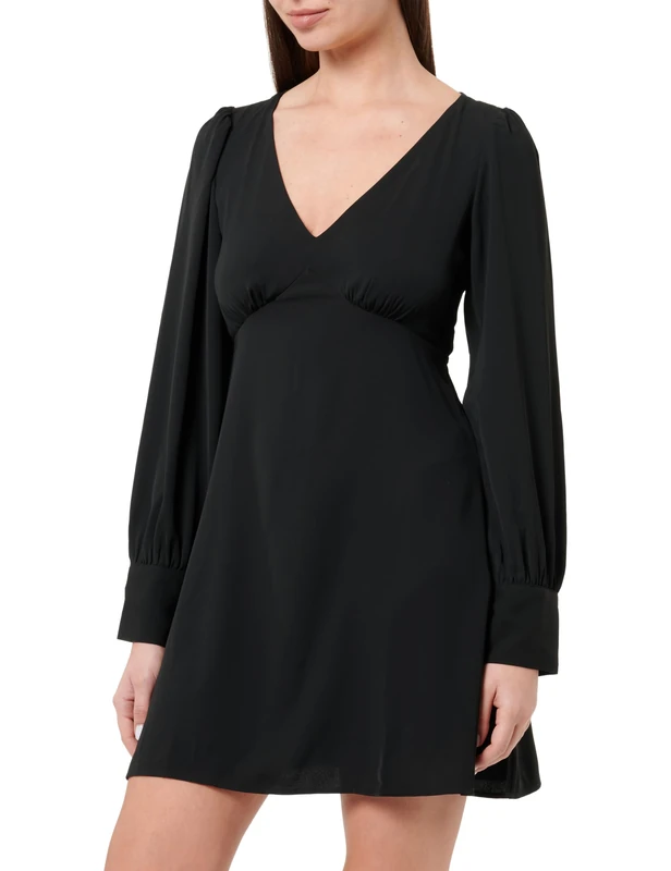 Tommy Jeans Women's TJW FLARE MINI DRESS DW0DW19921, Black (Black), XS - Image 1