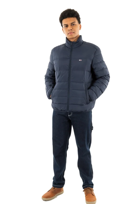 Tommy Jeans Men's Tjm Packable Lt Down Jacket Dm0dm20686 Other Jackets, Blue (Dark Night Navy), L