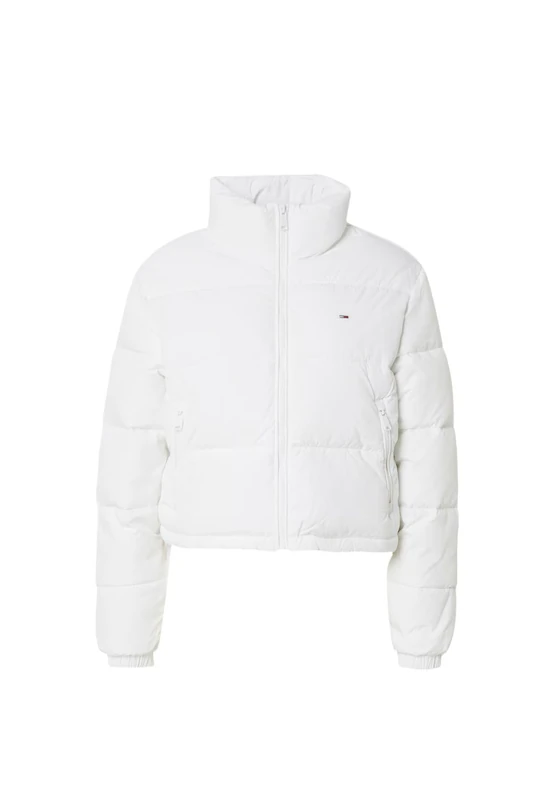 Tommy Hilfiger Women's Tjw Crp Essential Puffer Dw0dw18828 Puffer Jacket, White (White), XL