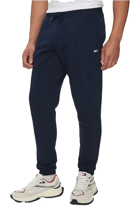 Tommy Jeans Men's Tjm Slim S Flag Sweatpant Dm0dm20473 Sweatpants, Blue (Dark Night Navy), XXL