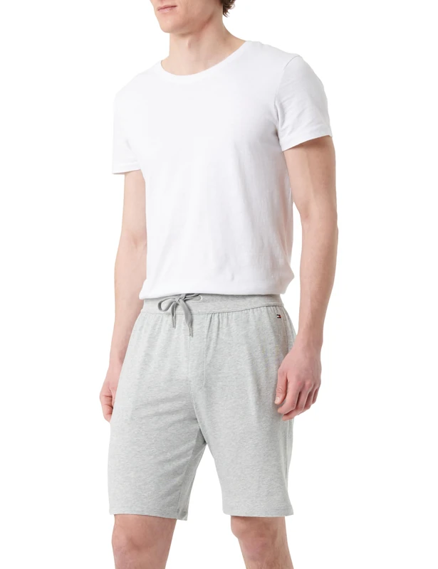 Tommy Hilfiger Men’s Jogging Bottoms, Grey (Light Grey Heather), XXL