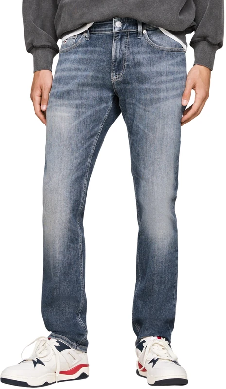 Tommy Jeans Men’s Scanton Slim Fit Stretch Jeans, Blue (Denim Dark), 30W/34L