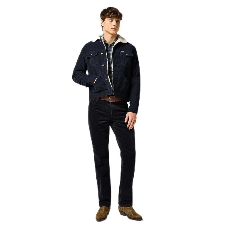 Wrangler Men's 124mj Sherpa Jacket, Black, XL