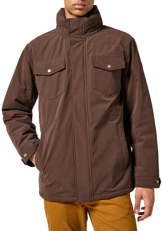 Wrangler Men's Winter Jacket, Mole, XL