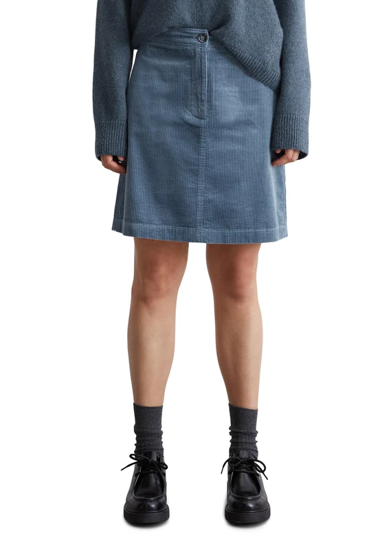 Marc O'Polo Women's Corduroy High Waist Mini Skirt, 859, 6