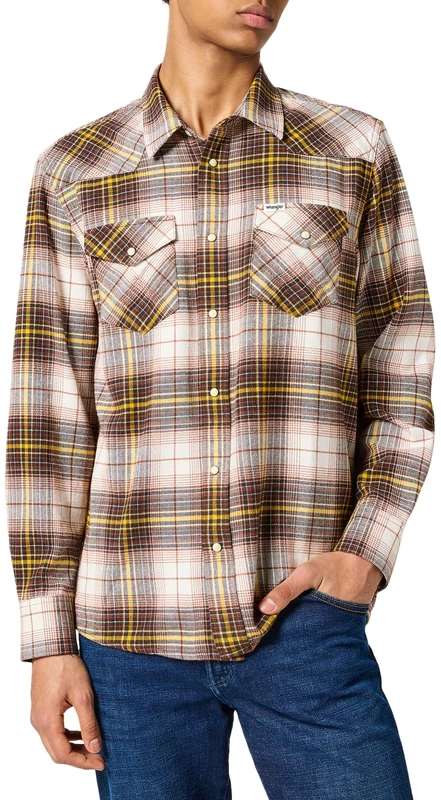 Wrangler Herren Hemd Western Shirt, Regular Fit