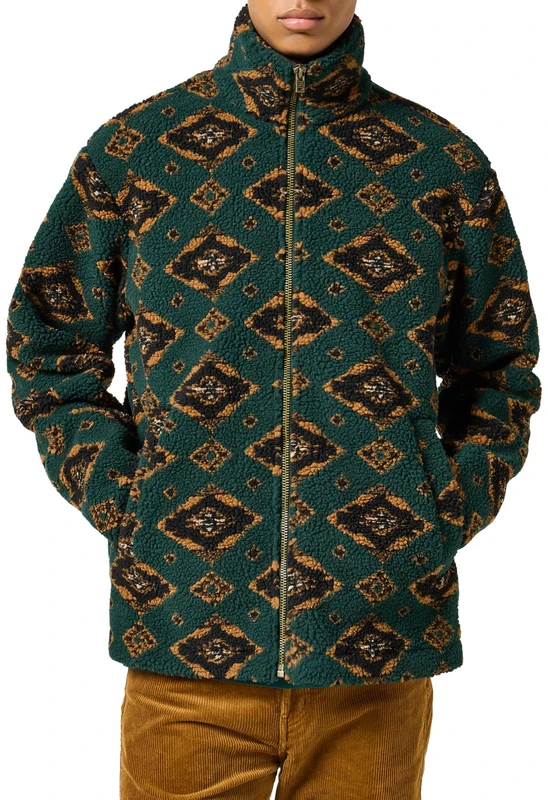 Wrangler Men's Sherpa Jacket, Scarab, XL