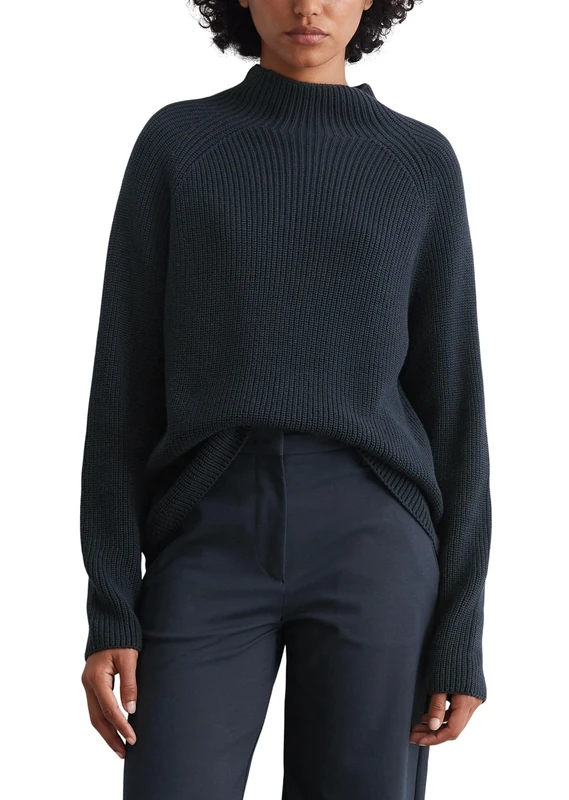 Marc O'Polo Women's Organic Cotton Knitted Jumper Regular Fit, 899, XXS