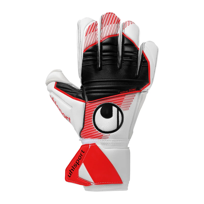 uhlsport Absolutgrip, Children and adults goalkeeper gloves, blanc/rouge/noir, 8.5 -