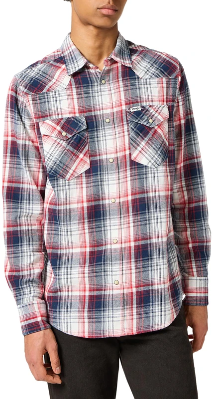 Wrangler Herren Hemd Western Shirt, Regular Fit