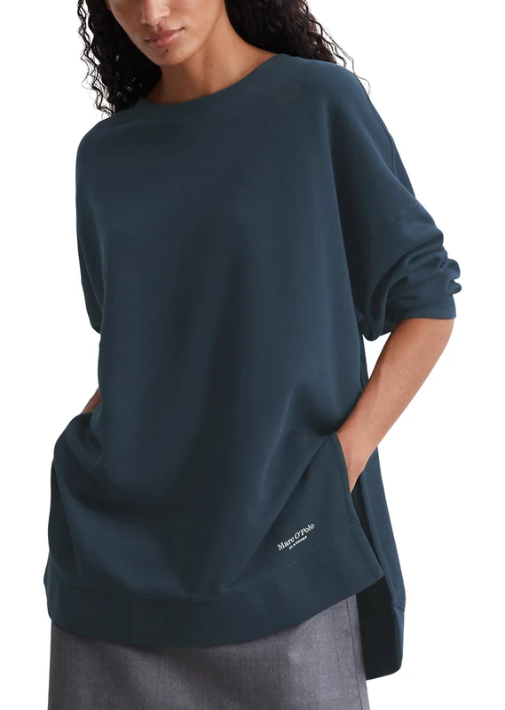 Marc O'Polo Women's Organic Cotton Long-Sleeved Sweatshirt, 899, XXS