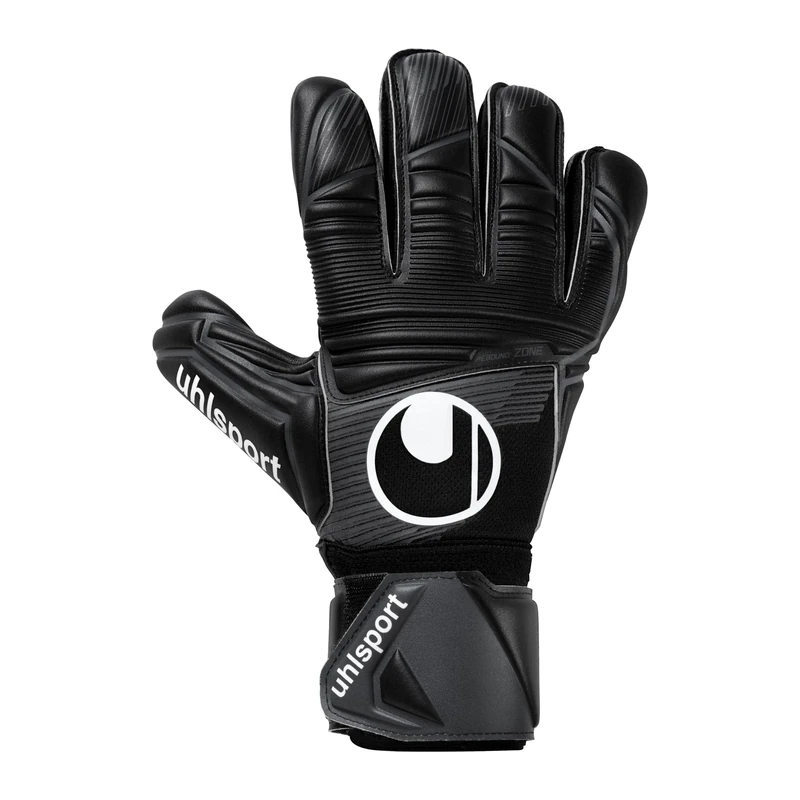 uhlsport Comfort Absolutgrip, Children and adults goalkeeper gloves, Black, 10 -