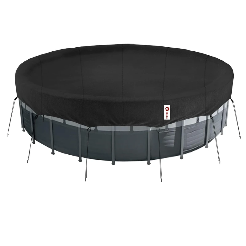 iBirdie Outdoor above Ground Pool Cover for Round 17 18 19 Feet Pools, for Fade-Resistant Tear-Resistant Waterproof and Weatherproof Pool Protection
